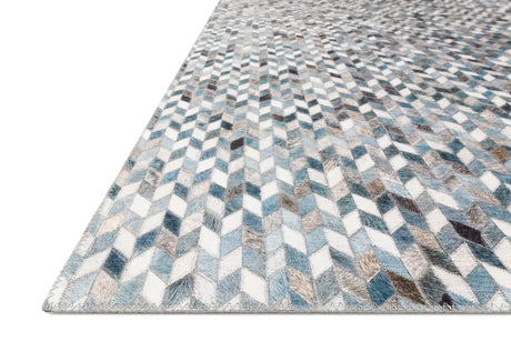 Loloi Maddox Mad-08 Ocean/Grey Rugs - rug corner