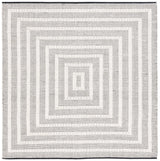 Safavieh Natura 6'-0" x 6'-0" Rug in Black / Ivory