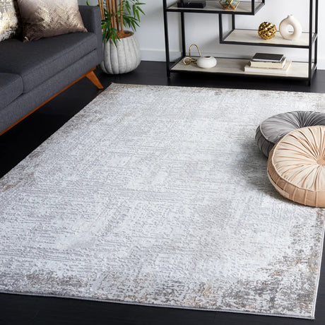 Safavieh Parker 4'-0" x 6'-0" Rug in Grey / Ivory