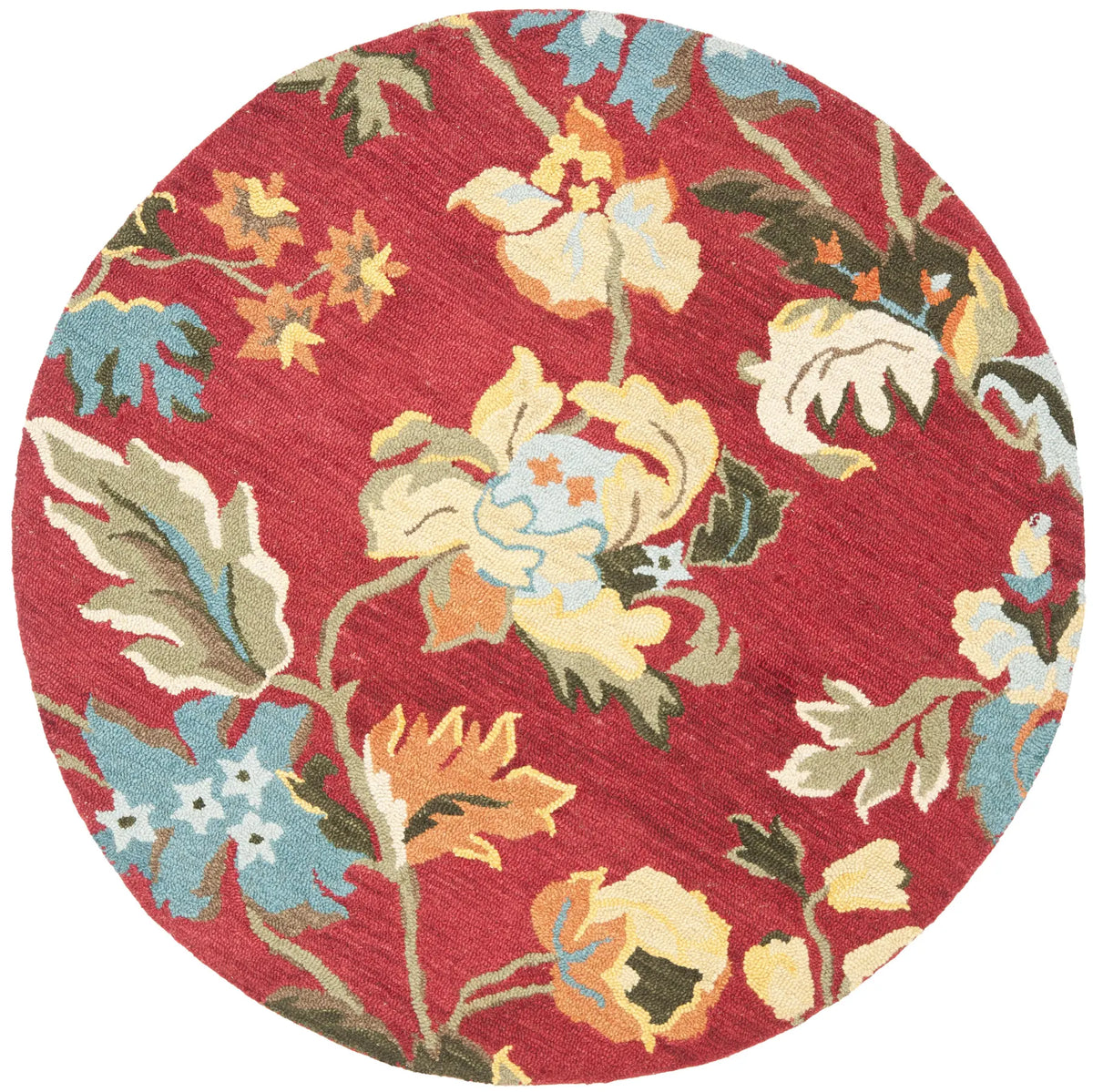 Safavieh Blossom 6'-0" x 6'-0" Rug in Red / Multi
