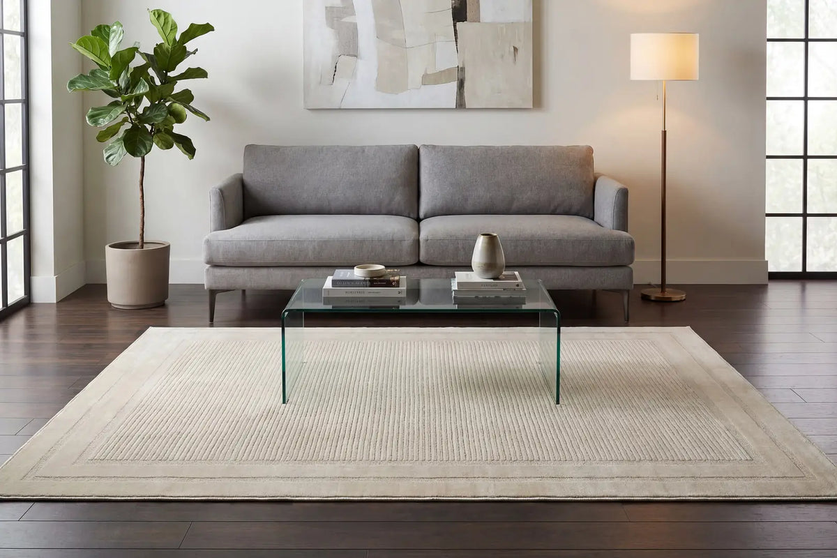Dynamic Rugs Timeless 6926 Power Loomed Modern Beige Rug - Room