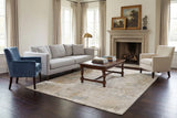 Dynamic Rugs Bloomfield 19604 Power Loomed Modern Grey/Beige Rug - Room