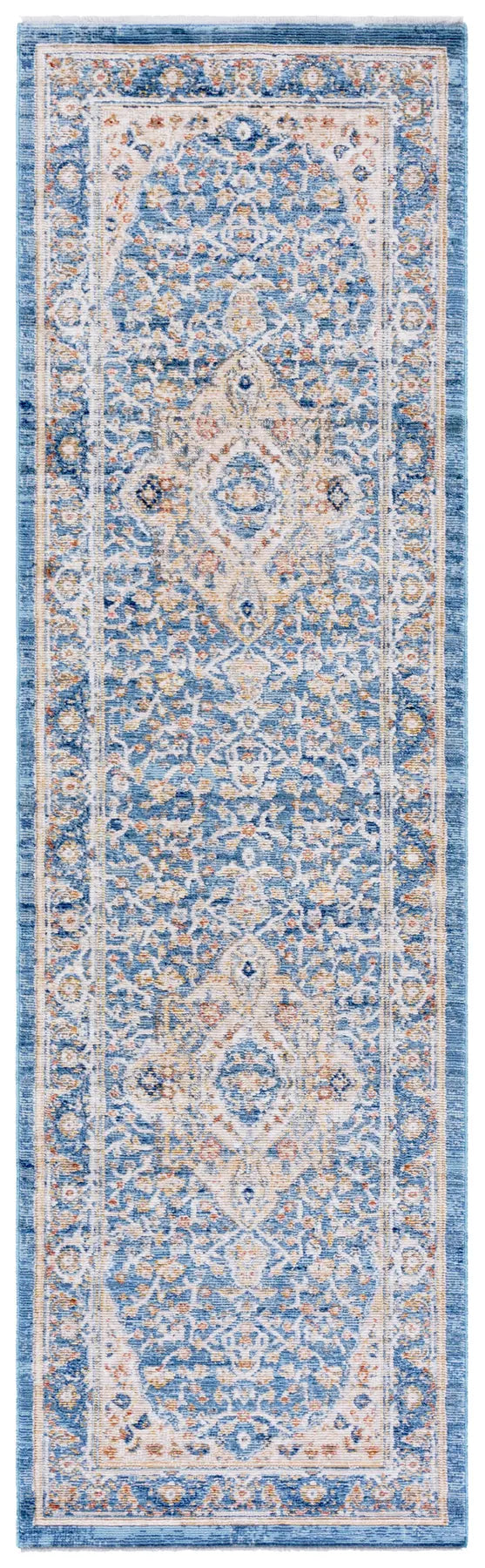 Safavieh Ellwood 2'-3" x 8'-0" Rug in Navy / Beige