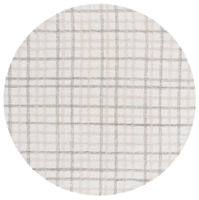 Safavieh Ebony 6'-0" x 6'-0" Rug in Beige / Ivory