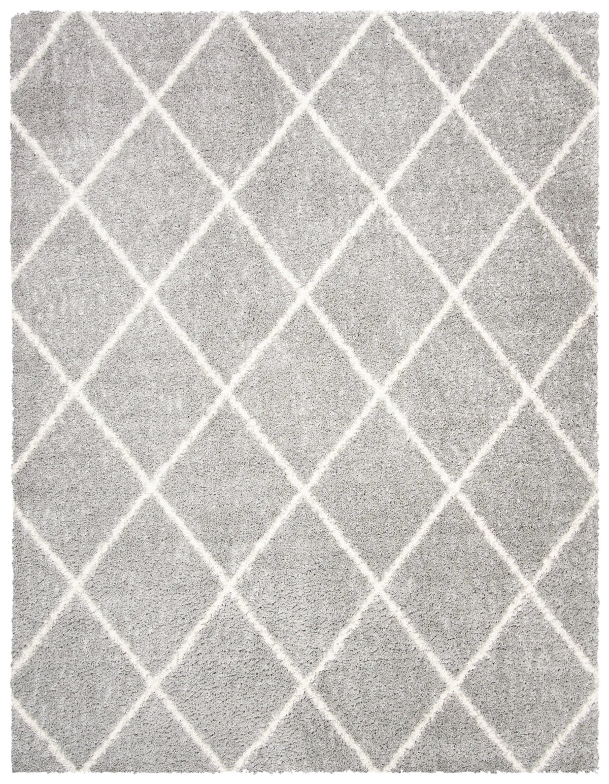 Safavieh Parma Shag 10'-0" x 14'-0" Rug in Grey / Cream