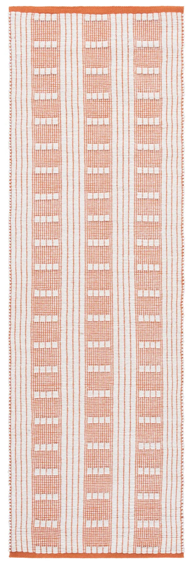 Safavieh Vermont 2'-3" x 8'-0" Rug in Orange / Ivory