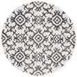 Safavieh Blossom 6'-0" x 6'-0" Rug in Ivory / Black