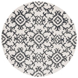 Safavieh Blossom 6'-0" x 6'-0" Rug in Ivory / Black