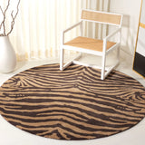 Safavieh Soho 6'-0" x 6'-0" Rug in Brown / Gold