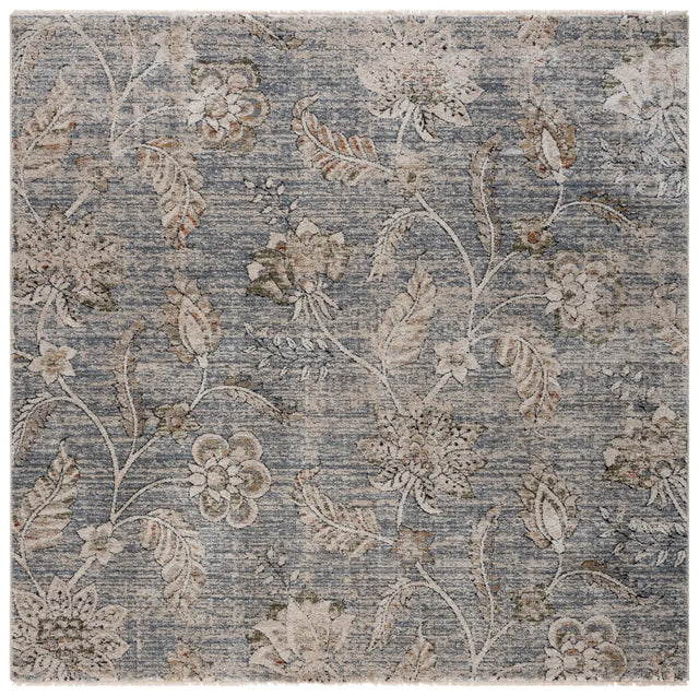 Safavieh Grove 6'-7" x 6'-7" Rug in Blue / Ivory