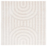 Safavieh Norway 6'-7" x 6'-7" Rug in Ivory / Grey