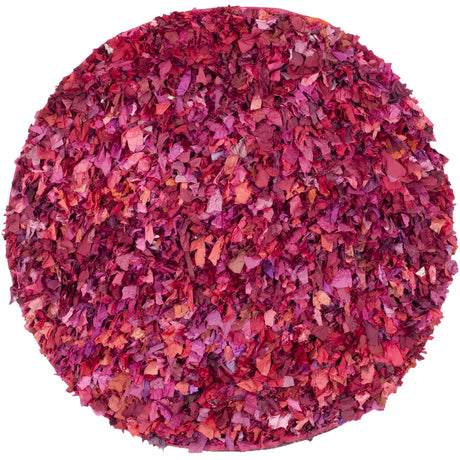 Safavieh Rio Shag 6'-0" x 6'-0" Rug in Fuchsia / Multi
