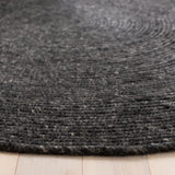 Safavieh Braided 3'-0" x 3'-0" Rug in Black