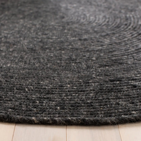Safavieh Braided 3'-0" x 3'-0" Rug in Black