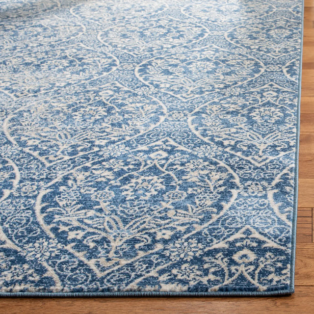 Safavieh Brentwood 4'-0" x 6'-0" Rug in Navy / Light Grey