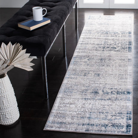 Safavieh Amelia 2'-0" x 8'-0" Rug in Grey / Blue