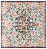 Safavieh Madison 6'-7" x 6'-7" Rug in Beige / Black