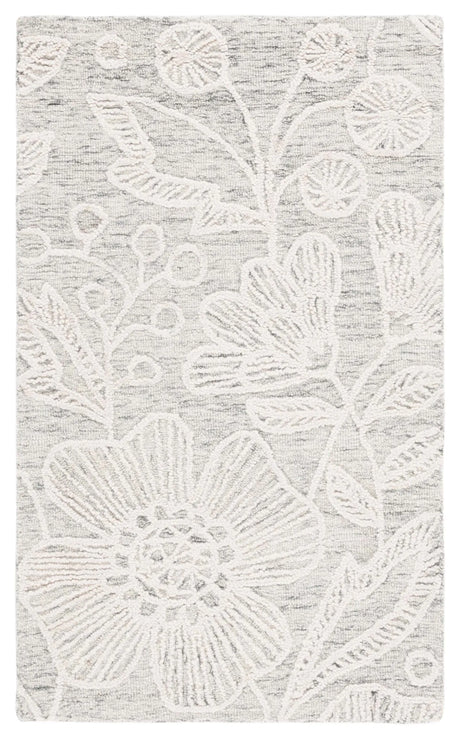 Safavieh Jardin 3'-0" x 5'-0" Rug in Grey / Ivory