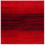 Safavieh Adirondack 6'-0" x 6'-0" Rug in Red / Black