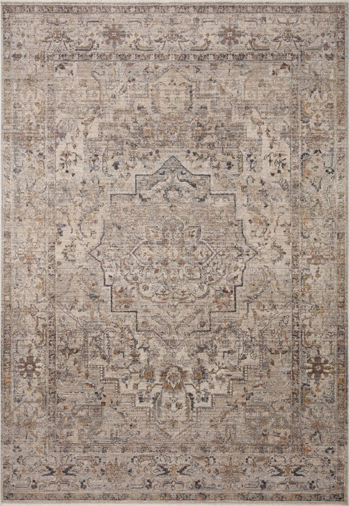 Loloi Lyra Lyr-06 Natural/Gold Rug - main flat