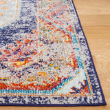 Safavieh Monaco 4'-0" x 5'-7" Rug in Rust / Multi