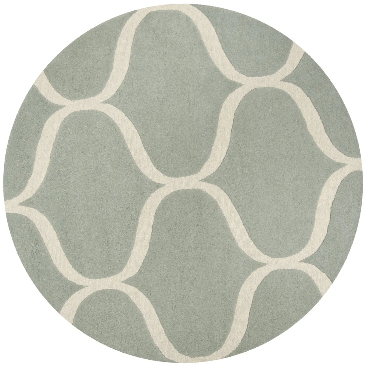 Safavieh Cambridge 6'-0" x 6'-0" Rug in Grey / Ivory