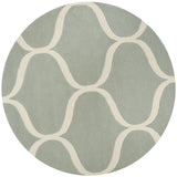 Safavieh Cambridge 6'-0" x 6'-0" Rug in Grey / Ivory