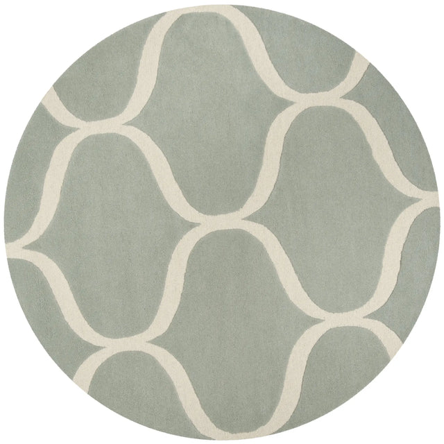 Safavieh Cambridge 6'-0" x 6'-0" Rug in Grey / Ivory