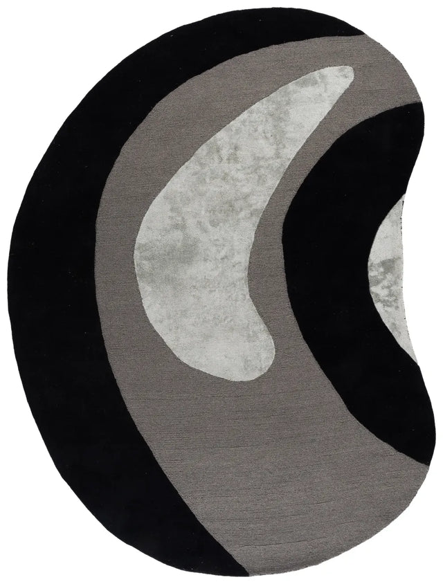 Safavieh Novelty 8'-0" x 10'-0" Rug in Black / Grey