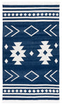 Safavieh Kilim 4'-0" x 6'-0" Rug in Navy / Ivory