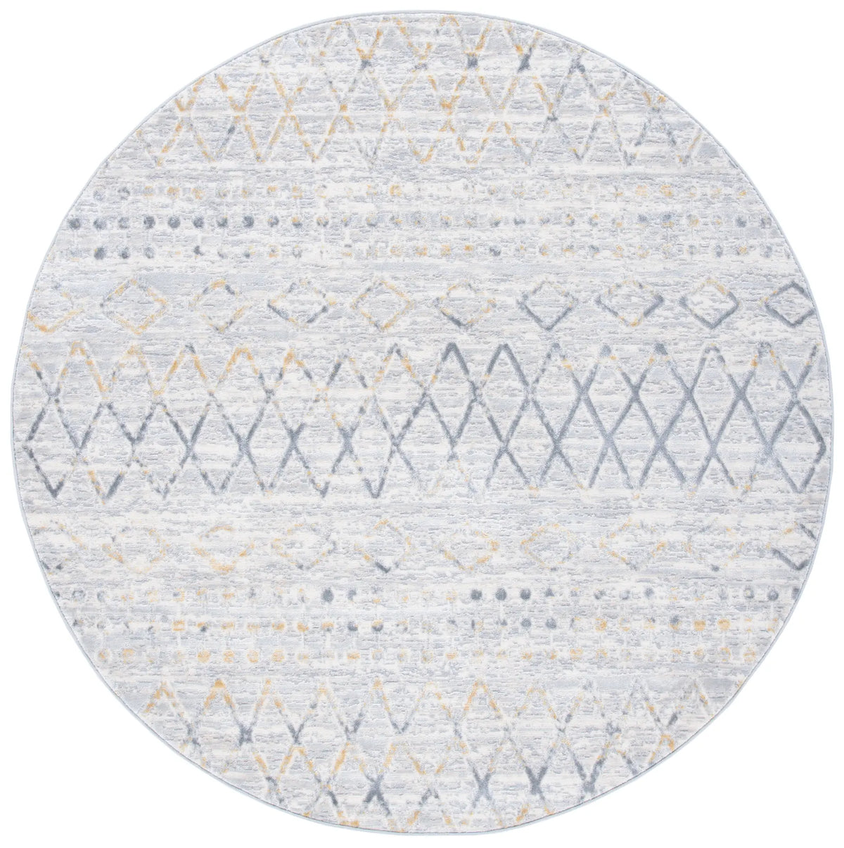 Safavieh Lagoon 6'-7" x 6'-7" Rug in Grey / Gold
