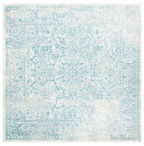 Safavieh Evoke 6'-7" x 6'-7" Rug in Ivory / Aqua