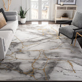 Safavieh Craft 10'-6" x 14'-0" Rug in Grey / Gold