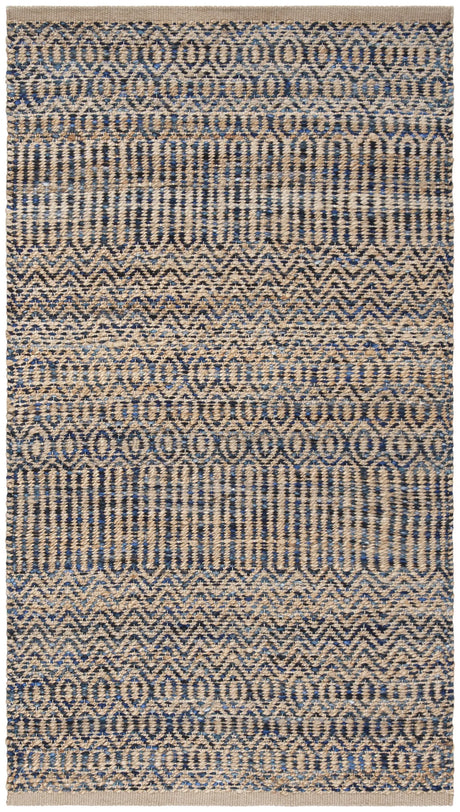 Safavieh Cape Cod 3'-0" x 5'-0" Rug in Navy / Natural