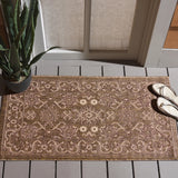 Safavieh Courtyard 2'-0" x 3'-7" Rug in Brown / Creme