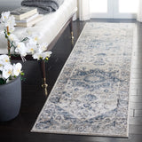 Safavieh Oregon 800 2'-2" x 10'-0" Rug in Ivory / Blue