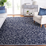 Safavieh Jardin 6'-0" x 9'-0" Rug in Navy / Ivory