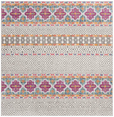 Safavieh Madison 700 6'-7" x 6'-7" Rug in Grey / Ivory