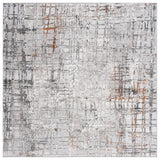Safavieh Meadow 500 6'-7" x 6'-7" Rug in Light Grey / Dark Grey