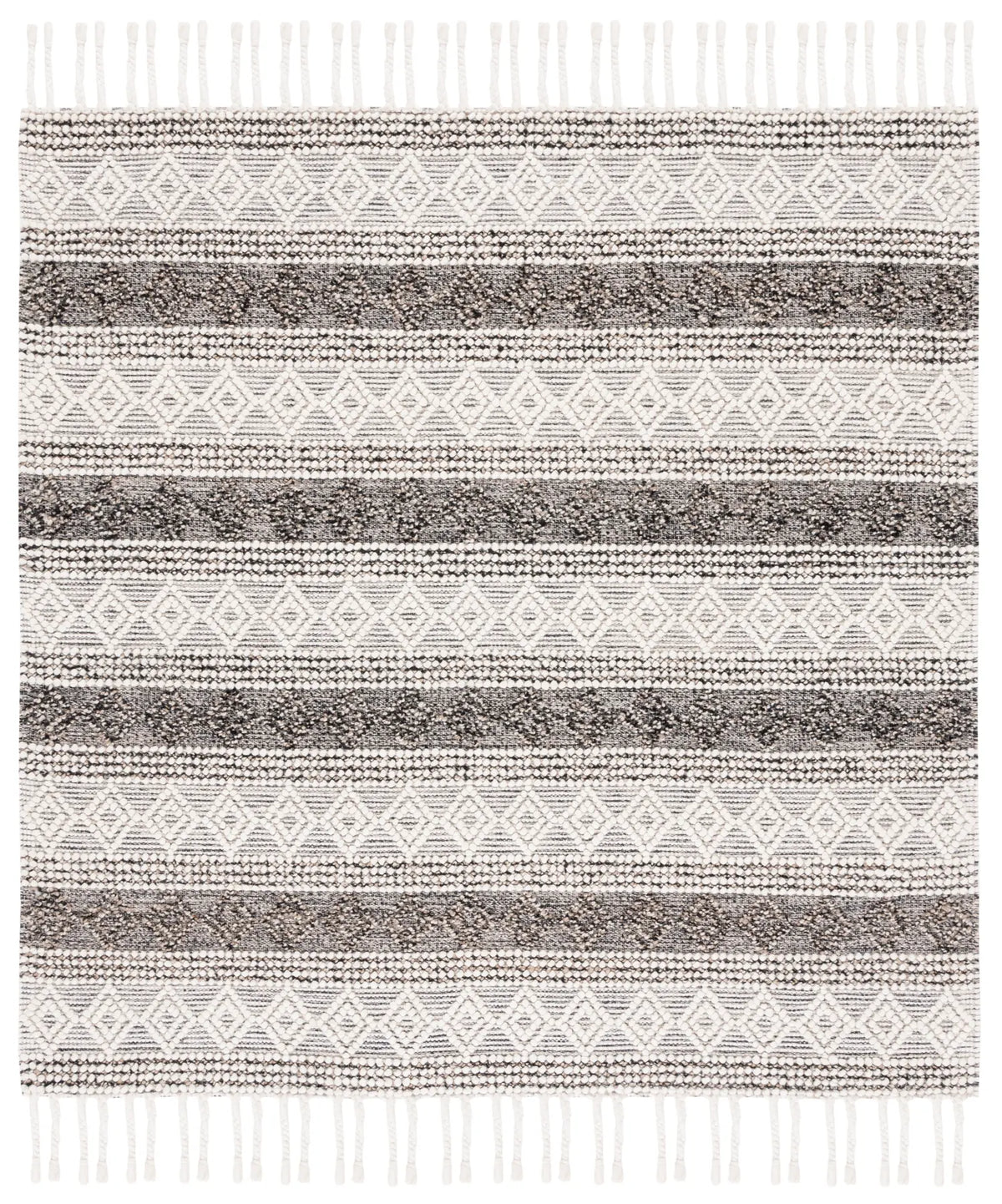 Safavieh Natura 6'-0" x 6'-0" Rug in Ivory / Black