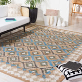 Safavieh Kilim 6'-0" x 9'-0" Rug in Blue / Ivory