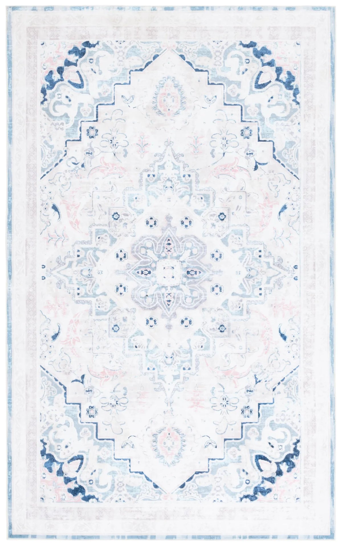 Safavieh Arizona 4'-0" x 6'-0" Rug in Ivory / Aqua