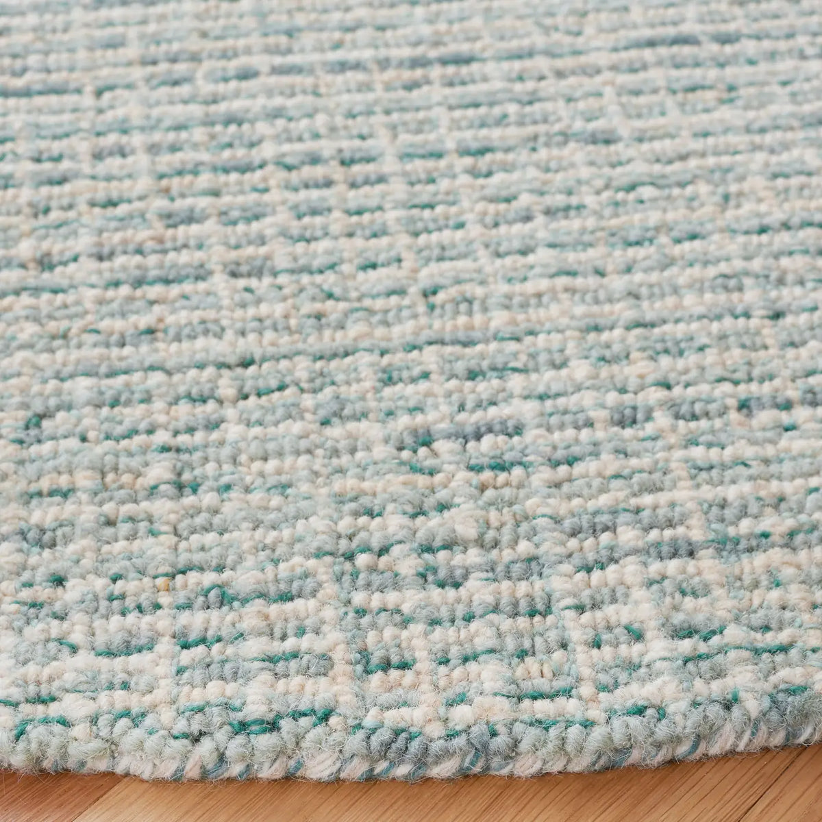 Safavieh Abstract 6'-0" x 6'-0" Rug in Green / Ivory
