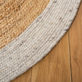 Safavieh Braided 5'-0" x 7'-0" Rug in Beige / Natural
