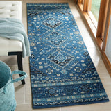 Safavieh Classic Vintage 2'-3" x 8'-0" Rug in Blue / Charcoal