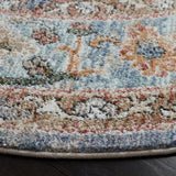 Safavieh Jasmine 5'-3" x 5'-3" Rug in Blue / Gold