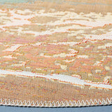 Safavieh Barbados 500 5'-3" x 5'-3" Rug in Gold / Blue
