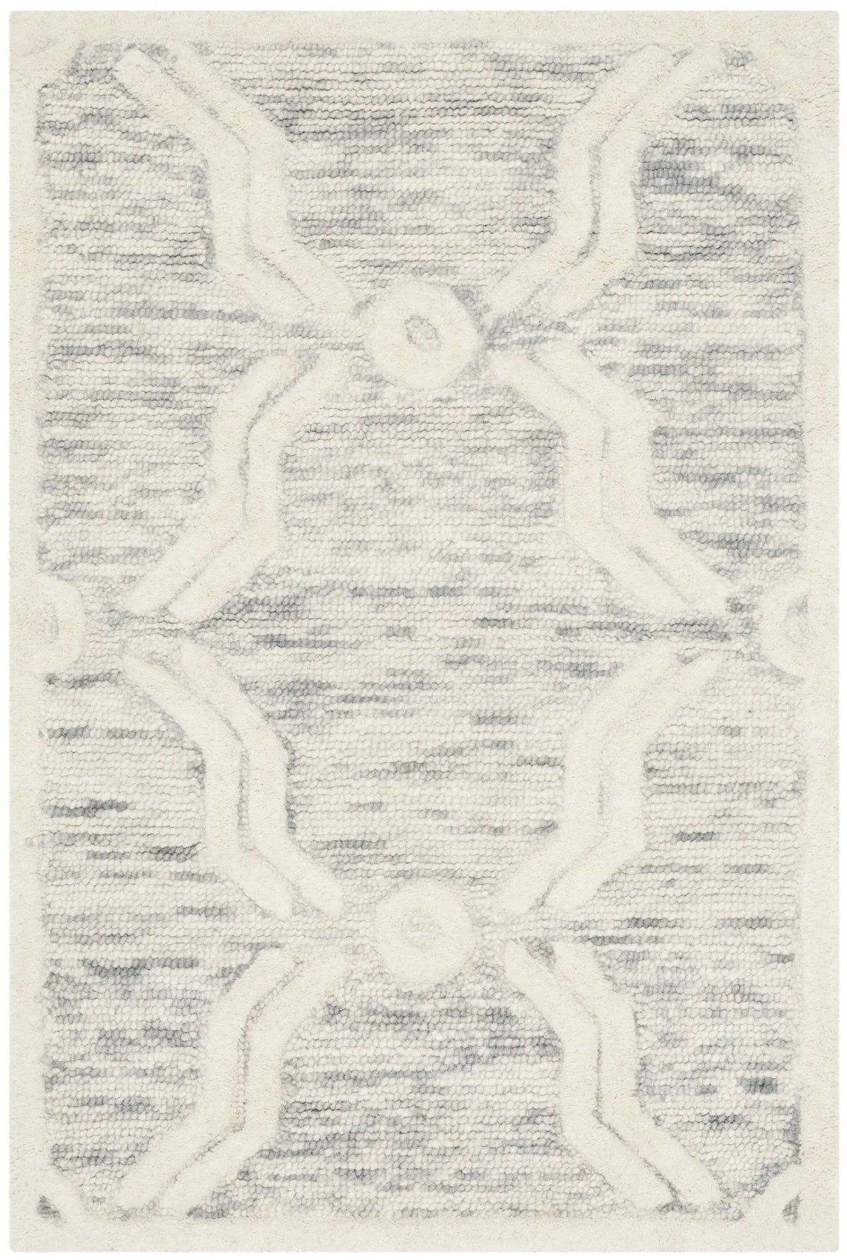 Safavieh Cambridge 2'-0" x 3'-0" Rug in Light Grey / Ivory
