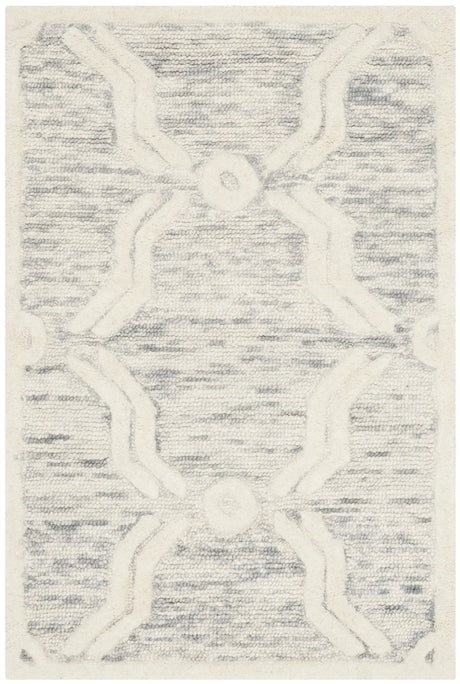 Safavieh Cambridge 2'-0" x 3'-0" Rug in Light Grey / Ivory