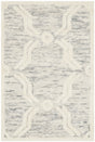 Safavieh Cambridge 2'-0" x 3'-0" Rug in Light Grey / Ivory
